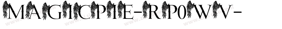 Magicpie-Rp0Wv字体转换