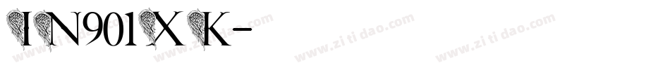 IN901XK字体转换