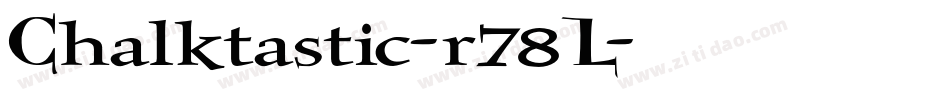 Chalktastic-r78L字体转换