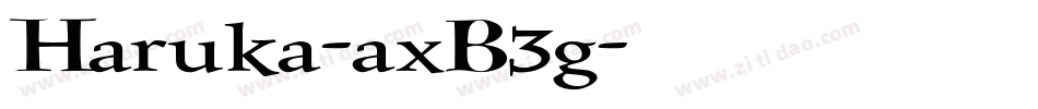 Haruka-axB3g字体转换