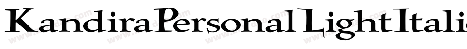 KandiraPersonalLightItalic-8W3g字体转换 KandiraPersonalLightItalic-8W3g字体转换