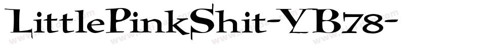 LittlePinkShit-YB78字体转换