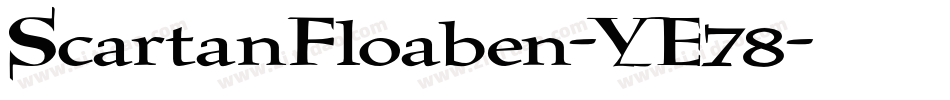 ScartanFloaben-YE78字体转换