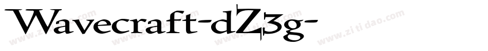 Wavecraft-dZ3g字体转换