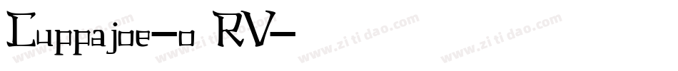 Cuppajoe-o1RV字体转换