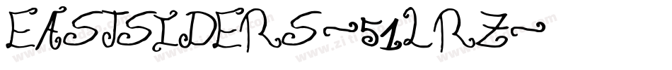 Eastsiders-51lRZ字体转换
