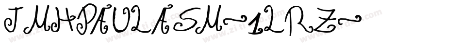JmhPaulaSm-1LrZ字体转换