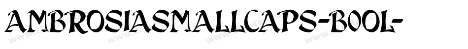 AmbrosiaSmallcaps-B0ol字体转换