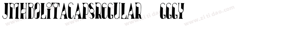 JmhbolitacapsRegular-gggY字体转换