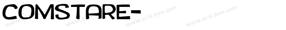 Comstare字体转换