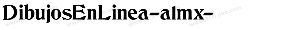 DibujosEnLinea-a1mx字体转换
