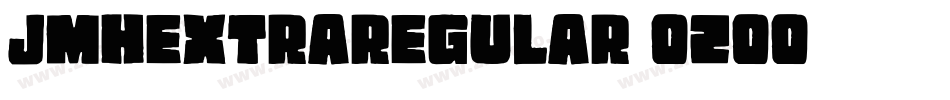 JmhextraRegular-Ozoo字体转换 JmhextraRegular-Ozoo字体转换