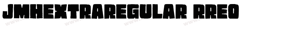 JmhextraRegular-rREO字体转换
