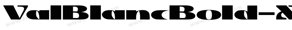 ValBlancBold-X3wP字体转换