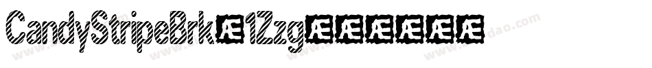 CandyStripeBrk-1Zzg字体转换
