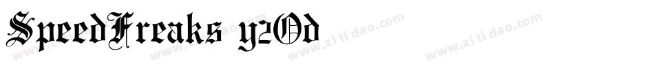 SpeedFreaks-y2Od字体转换