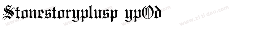 Stonestoryplusp-ypOd字体转换