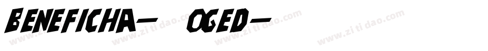 Beneficha-2OgEd字体转换