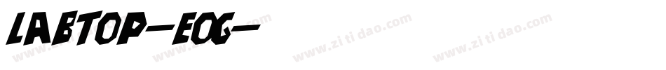 Labtop-EOg字体转换
