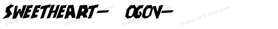 Sweetheart-2OgOv字体转换