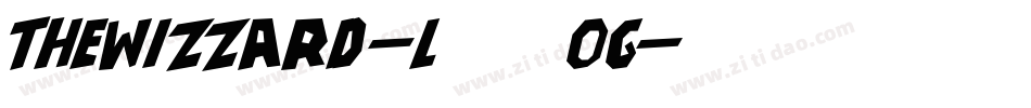 TheWizzard-L38OG字体转换