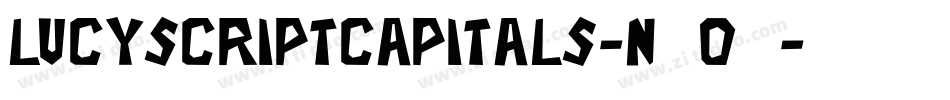 Lucyscriptcapitals-n6o0字体转换