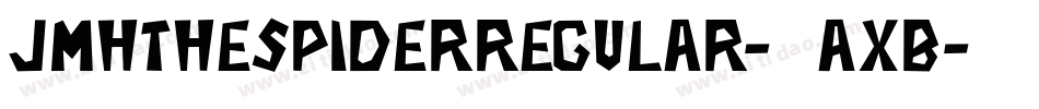 JmhthespiderRegular-4axB字体转换