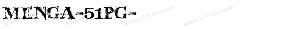 Menga-51PG字体转换