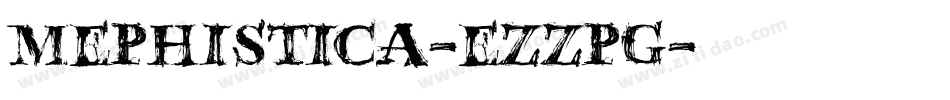 Mephistica-eZZPg字体转换