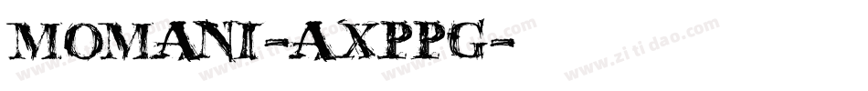 Momani-axpPg字体转换