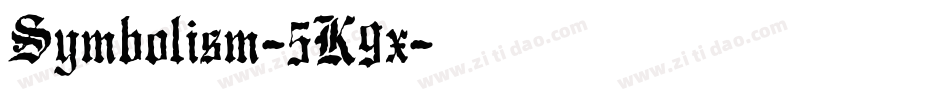 Symbolism-5K9x字体转换
