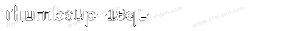 ThumbsUp-18qL字体转换