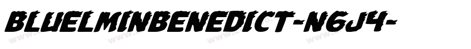 BluelminBenedict-n6j4字体转换
