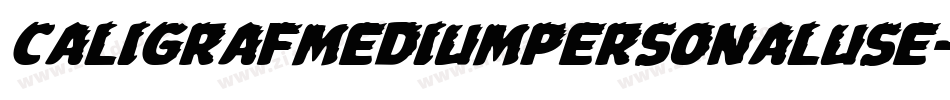 Caligrafmediumpersonaluse-ZVJ6J字体转换