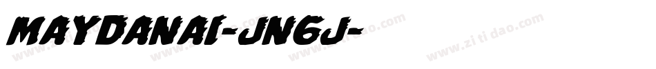 Maydanai-jn6j字体转换