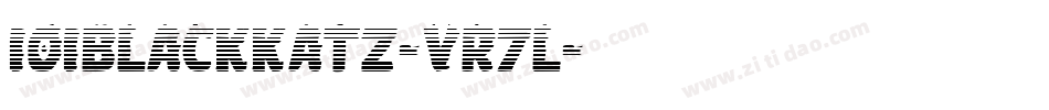 101BlackKatz-vR7L字体转换