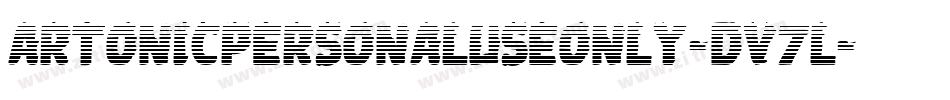 Artonicpersonaluseonly-dV7l字体转换