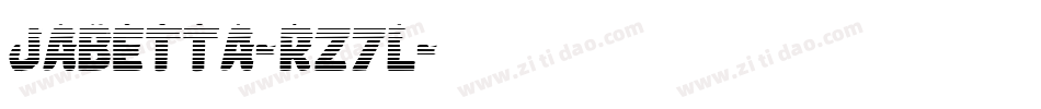 Jabetta-rz7L字体转换