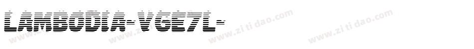 Lambodia-VGE7l字体转换 Lambodia-VGE7l字体转换