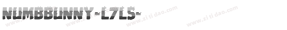Numbbunny-L7L5字体转换