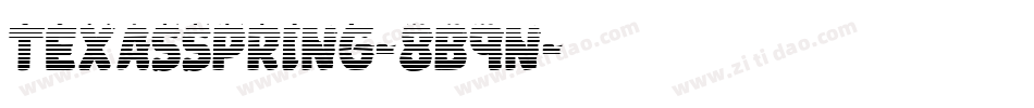 Texasspring-8B9n字体转换