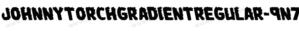 JohnnyTorchGradientRegular-9n7L字体转换