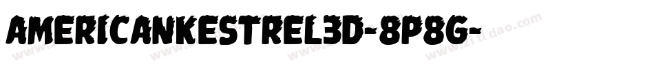 AmericanKestrel3D-8p8g字体转换