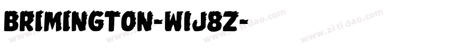 Brimington-w1J8Z字体转换