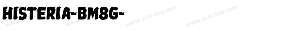 Histeria-BM8G字体转换