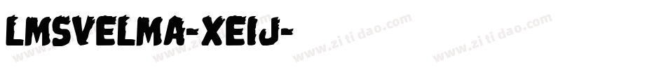 LmsVelma-XE1j字体转换
