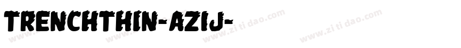 TrenchThin-aZ1J字体转换