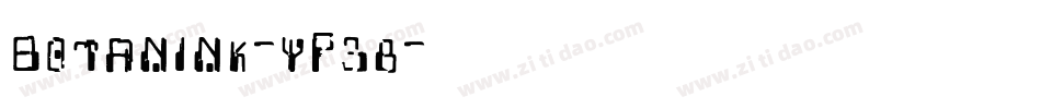 Botanink-YP38字体转换