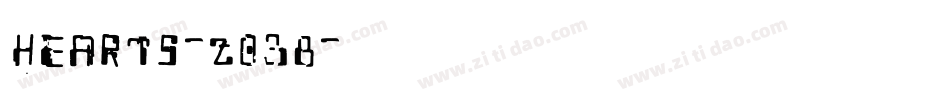 Hearts-ZO38字体转换