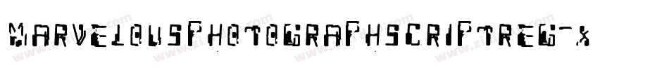 MarvelousphotographscriptReg-x38dq字体转换